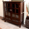Brown Mission Craftsman Solid Pine Buffet Cabinet
